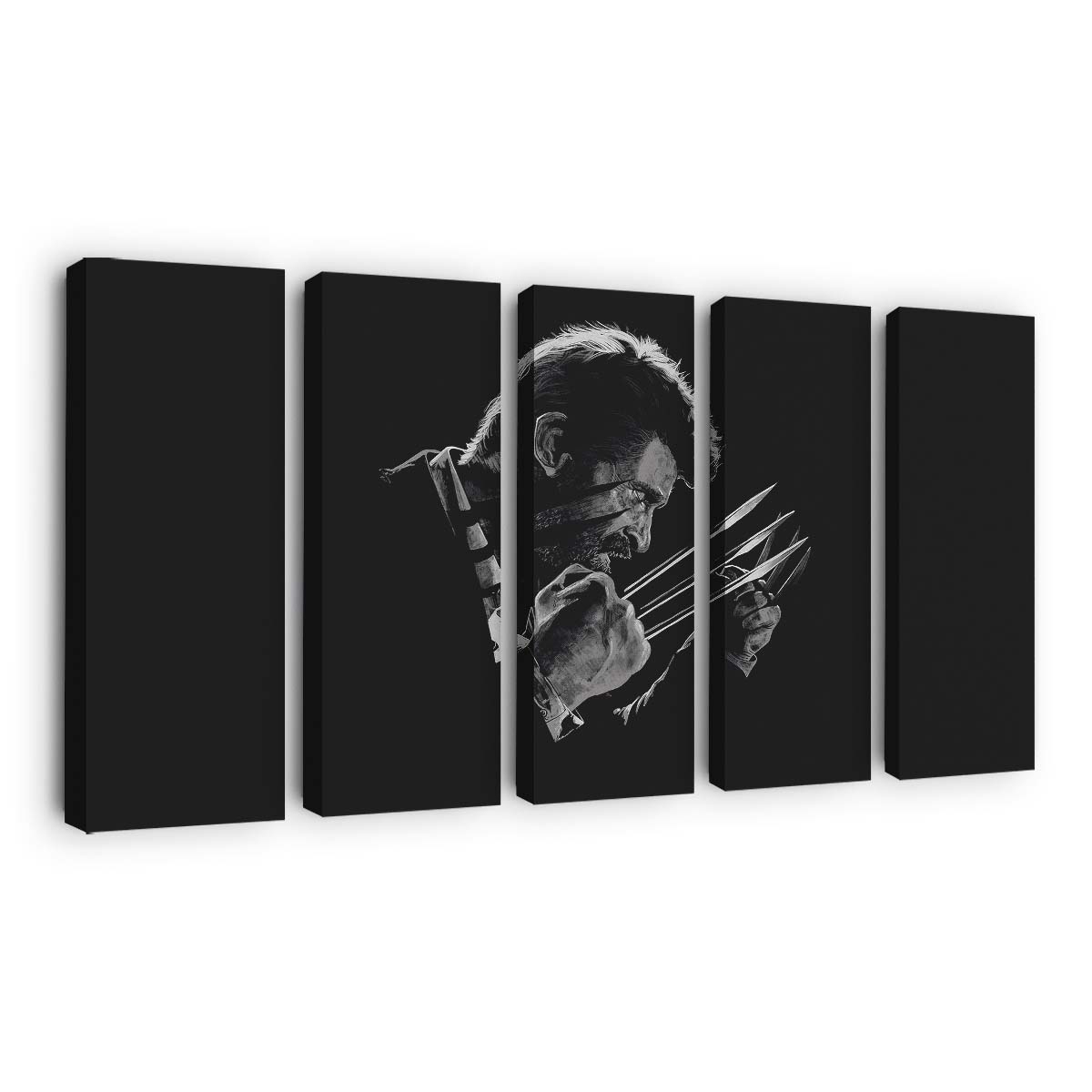 The Lone Wolf Logan Claws Leinwandbilder | Wanddeko