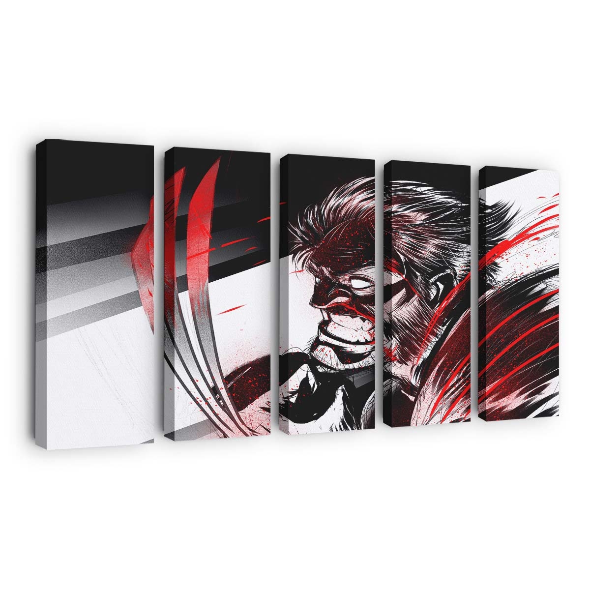 Wolverine Illustration 2 Leinwandbilder | Wanddeko