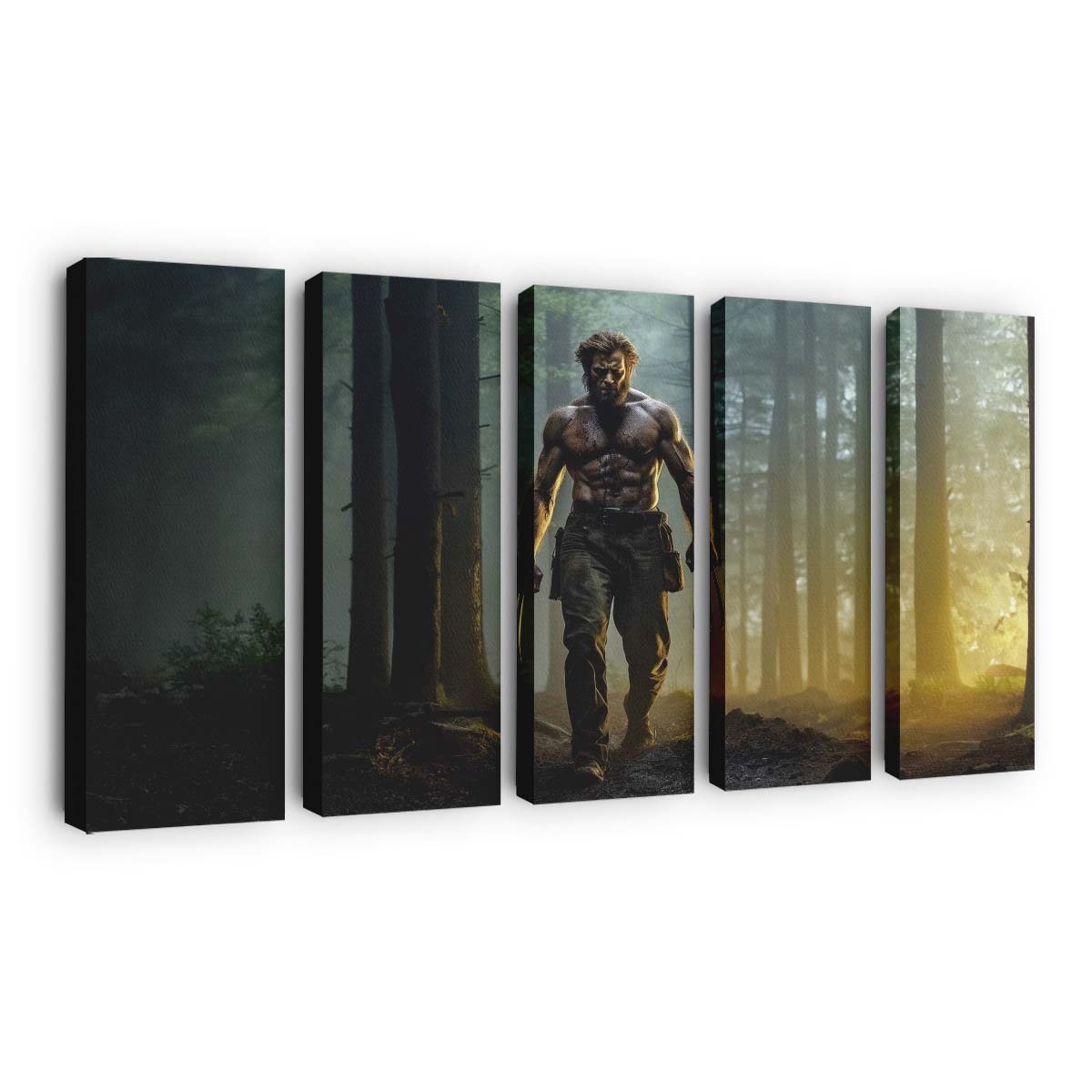 Wolverine Intense Walk With Claws Bared Leinwandbilder | Wanddeko