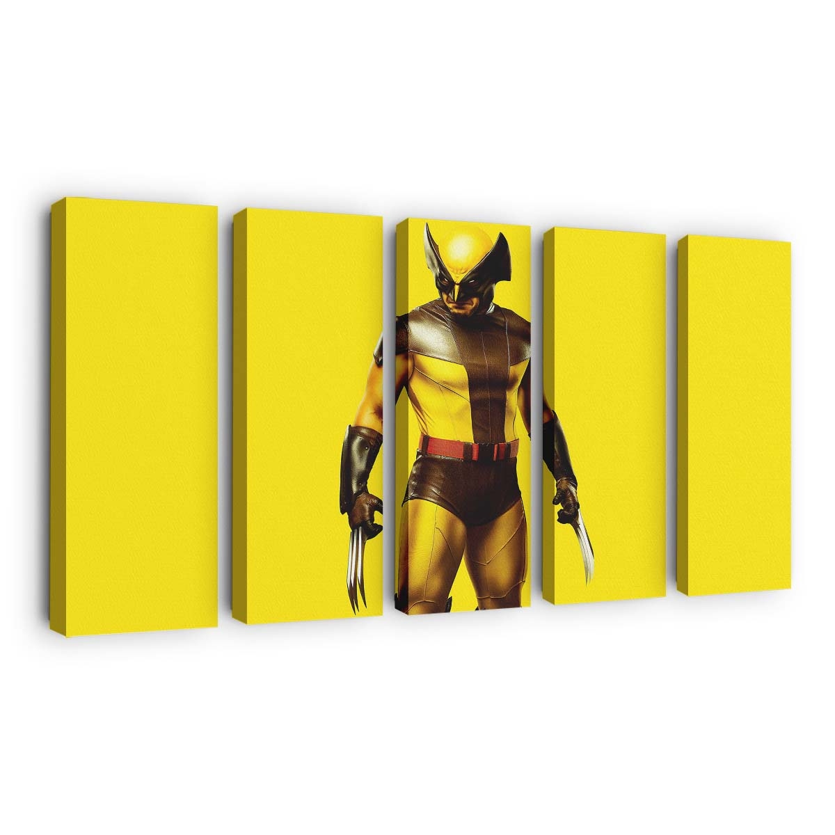 Wolverine Yellow Costume Leinwandbilder | Wanddeko