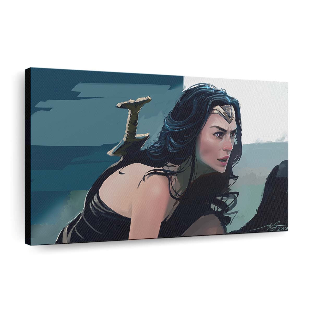 Wonder Woman New Paint Artwork Leinwandbilder | Wanddeko
