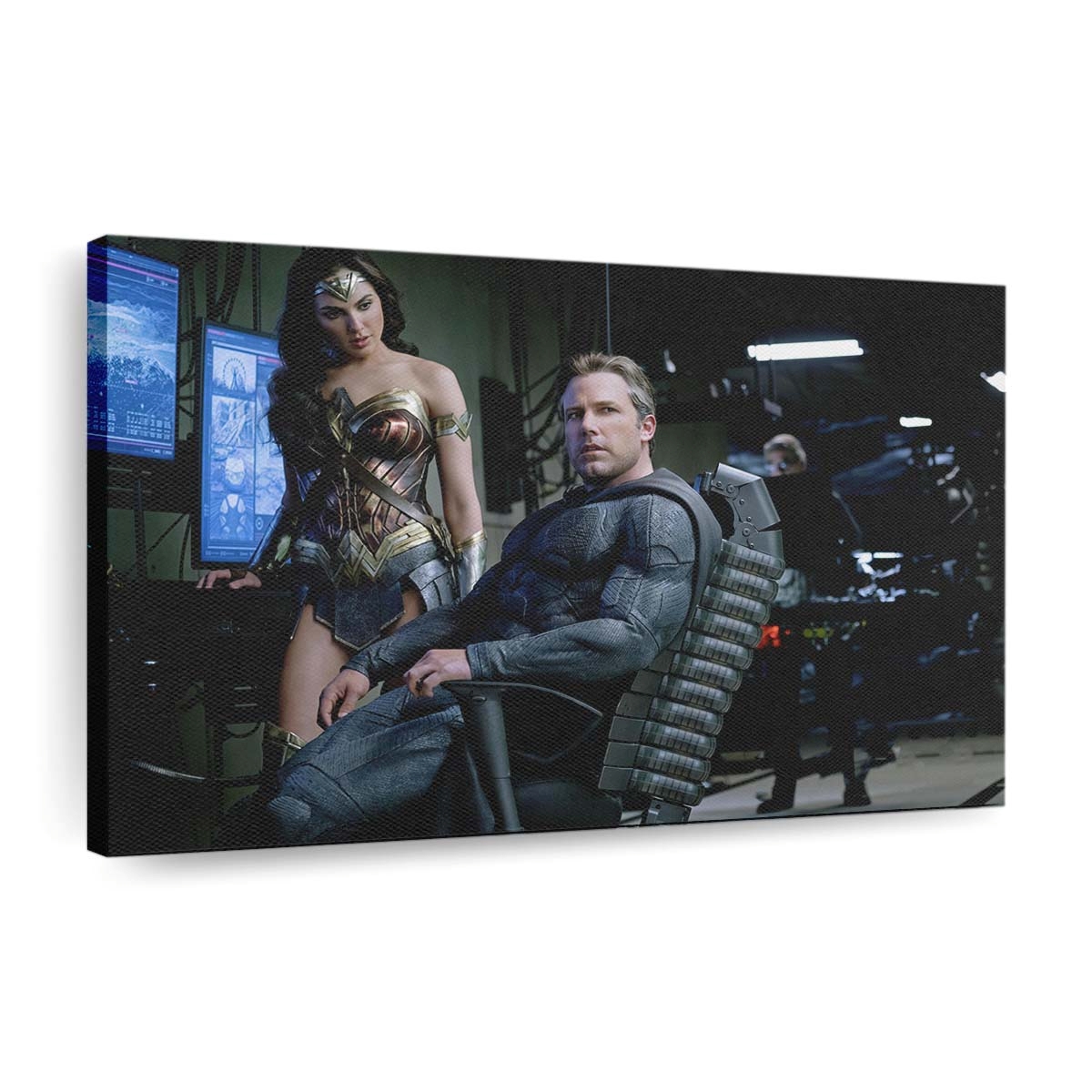 Ben Affleck As Batman Gal Gadot Wonder Woman Justice League 2017 Leinwandbilder | Wanddeko