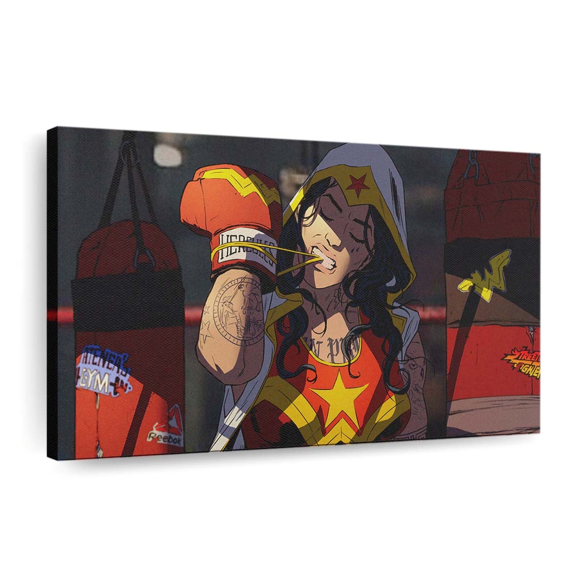 Boxer Wonder Woman Leinwandbilder | Wanddeko
