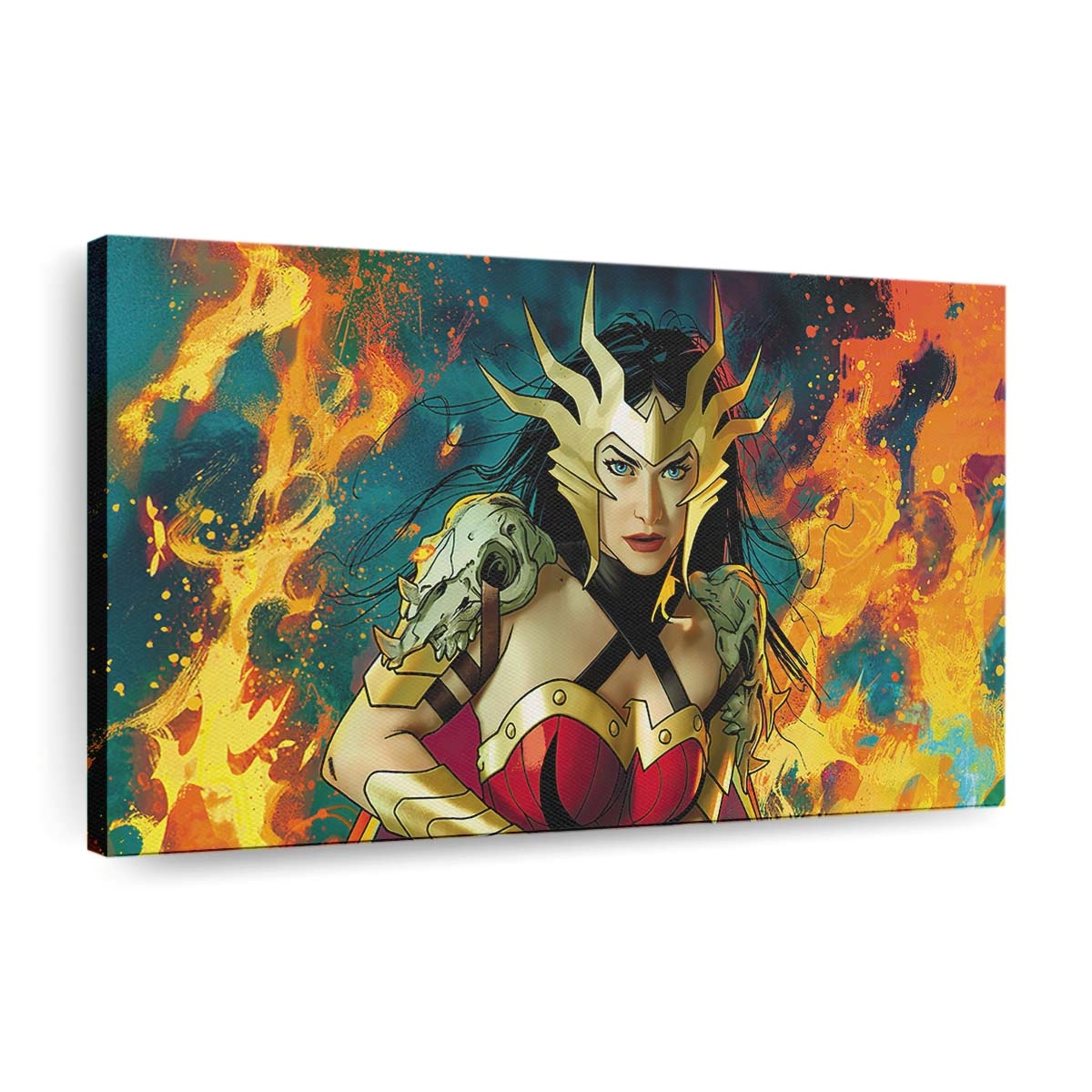 Deathmetal Wonder Woman Cover Leinwandbilder | Wanddeko
