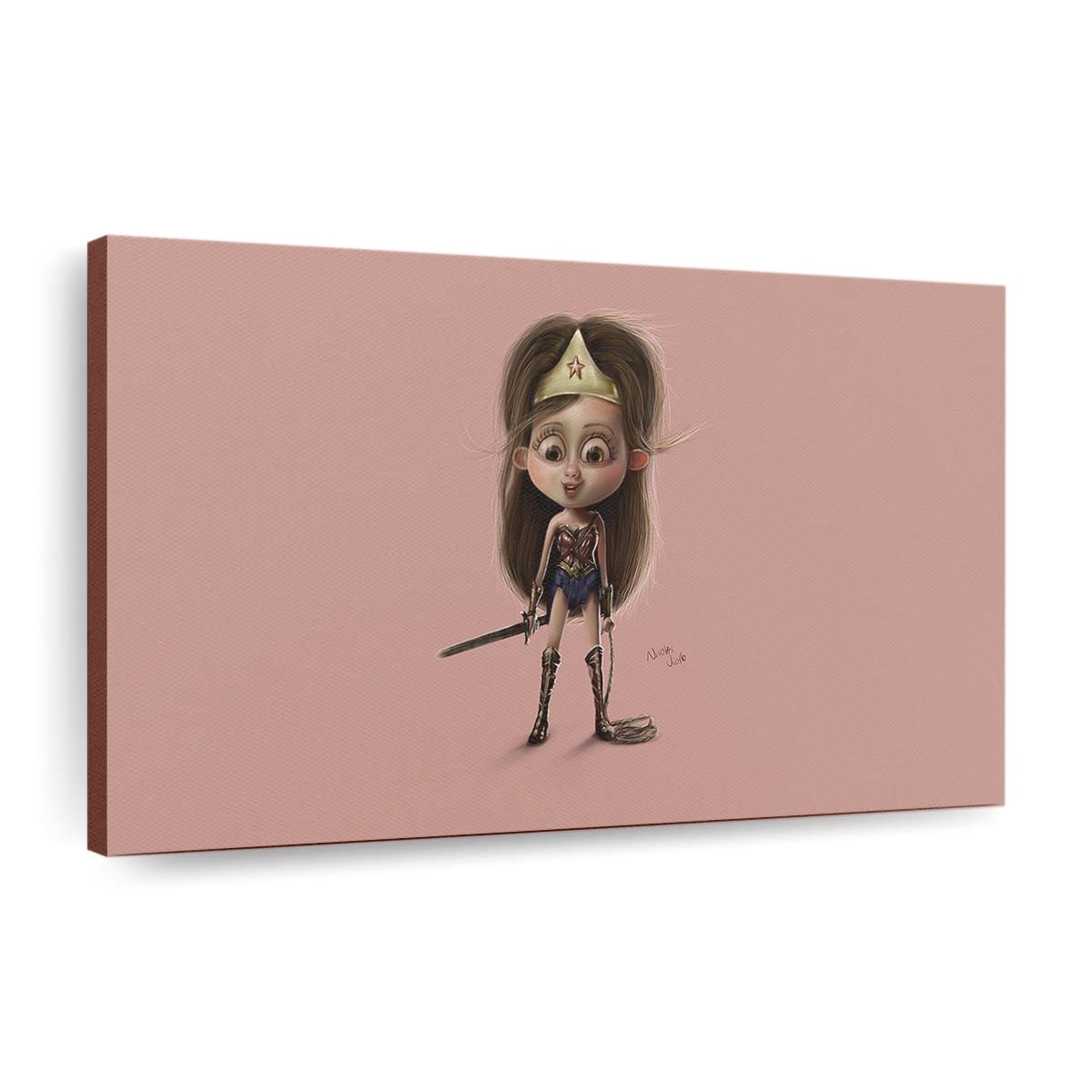 Lil Wonder Woman Leinwandbilder | Wanddeko