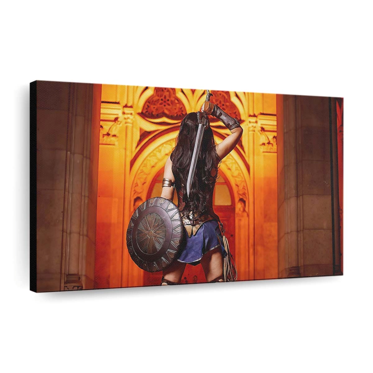 Prepration Day Wonder Woman Cosplay Leinwandbilder | Wanddeko
