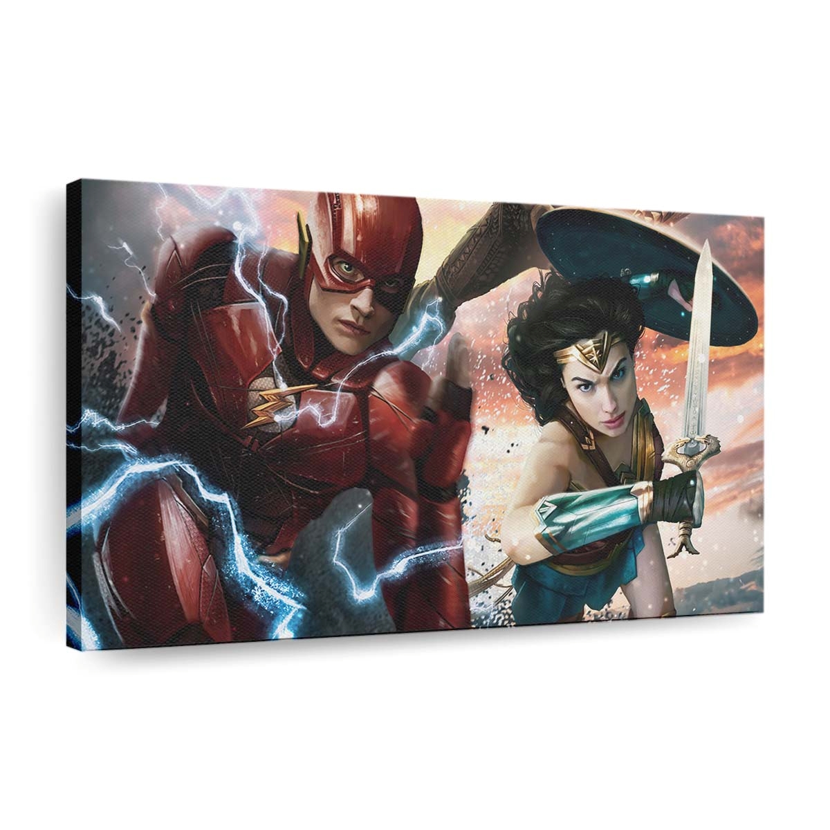 Snyder Cut Justice League Heroes Leinwandbilder | Wanddeko