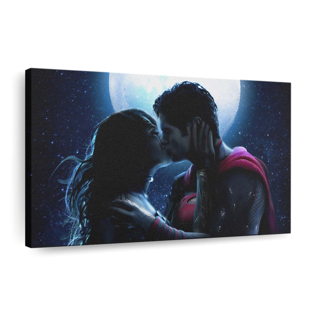 Superman Wonder Woman In Love Leinwandbilder | Wanddeko