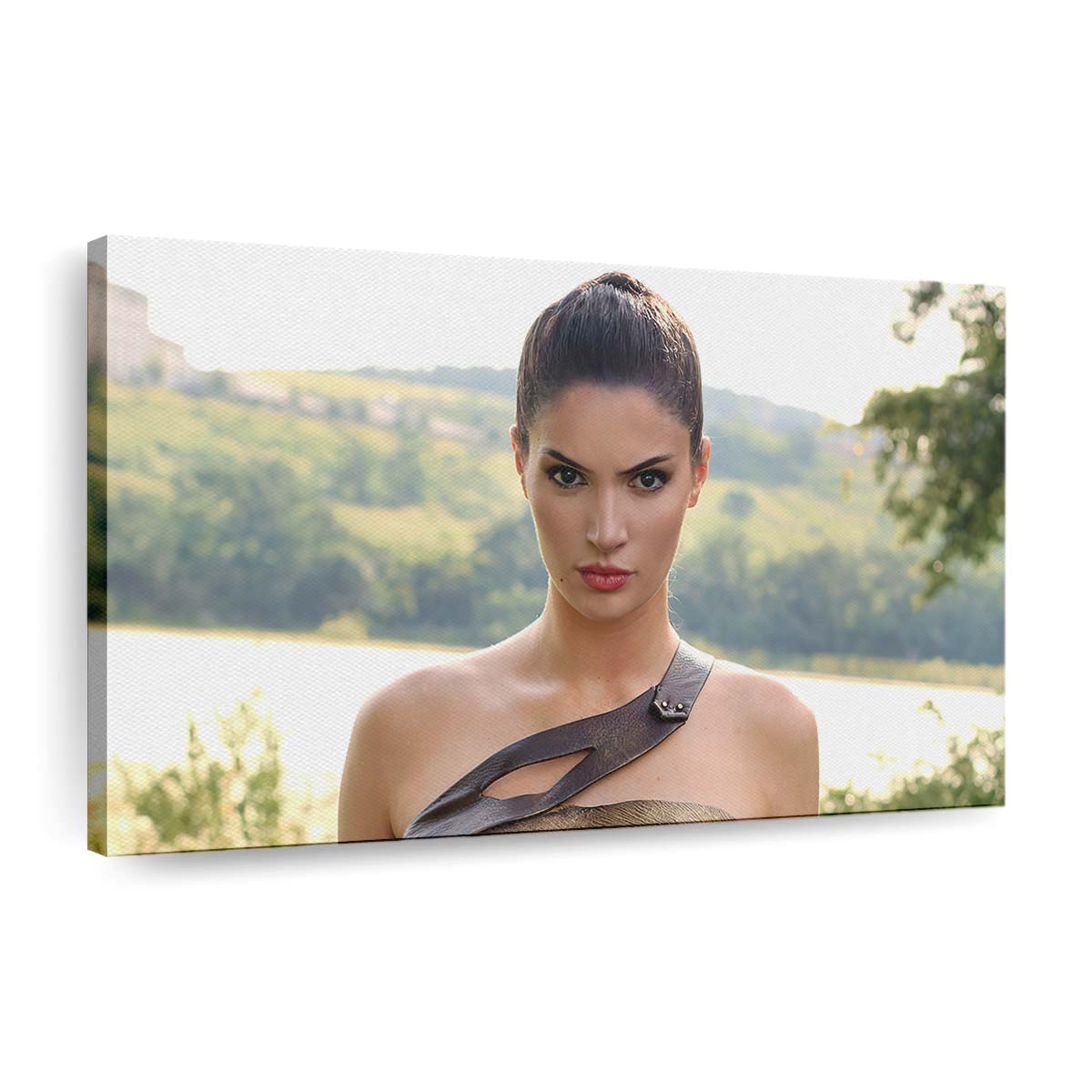 Wonder Woman 1984 Golden Suit Cosplay Leinwandbilder | Wanddeko