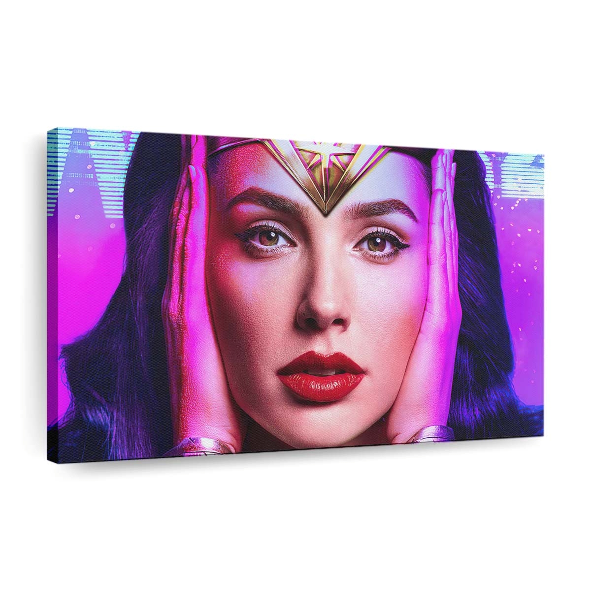Wonder Woman 1984 Outrun Art Leinwandbilder | Wanddeko wonder woman 1984 outrun art 4k bu