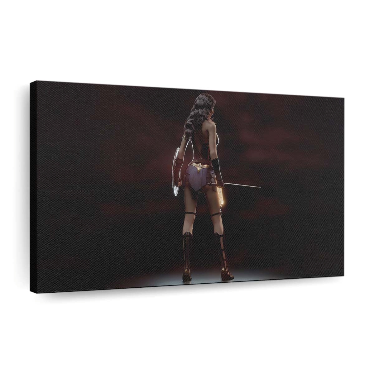 wonder woman 5k digital art 1d