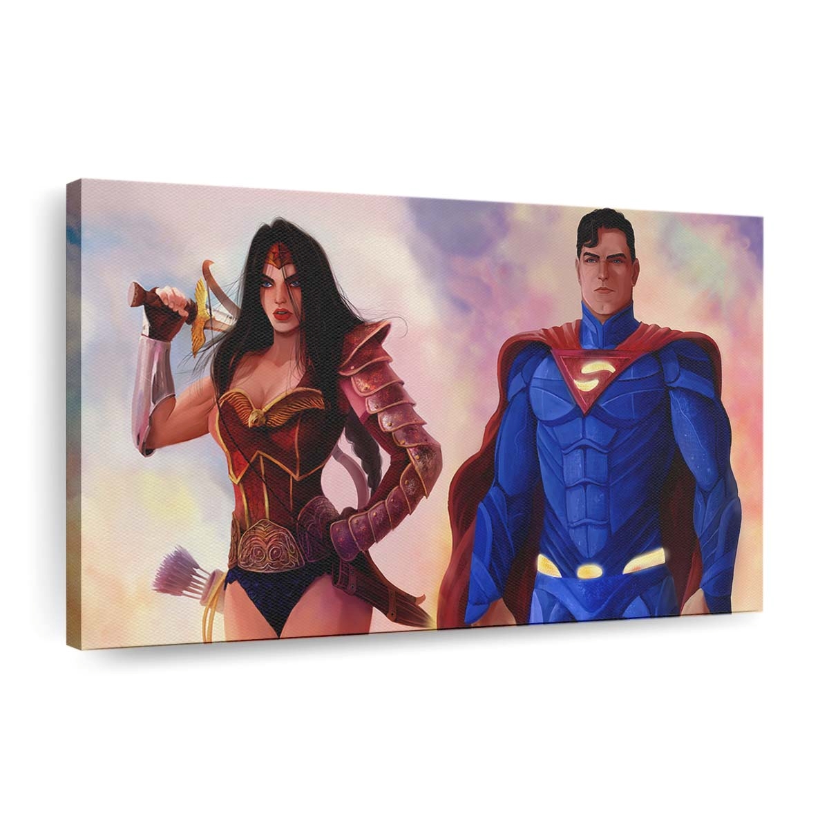 Wonder Woman And Superman Leinwandbilder | Wanddeko