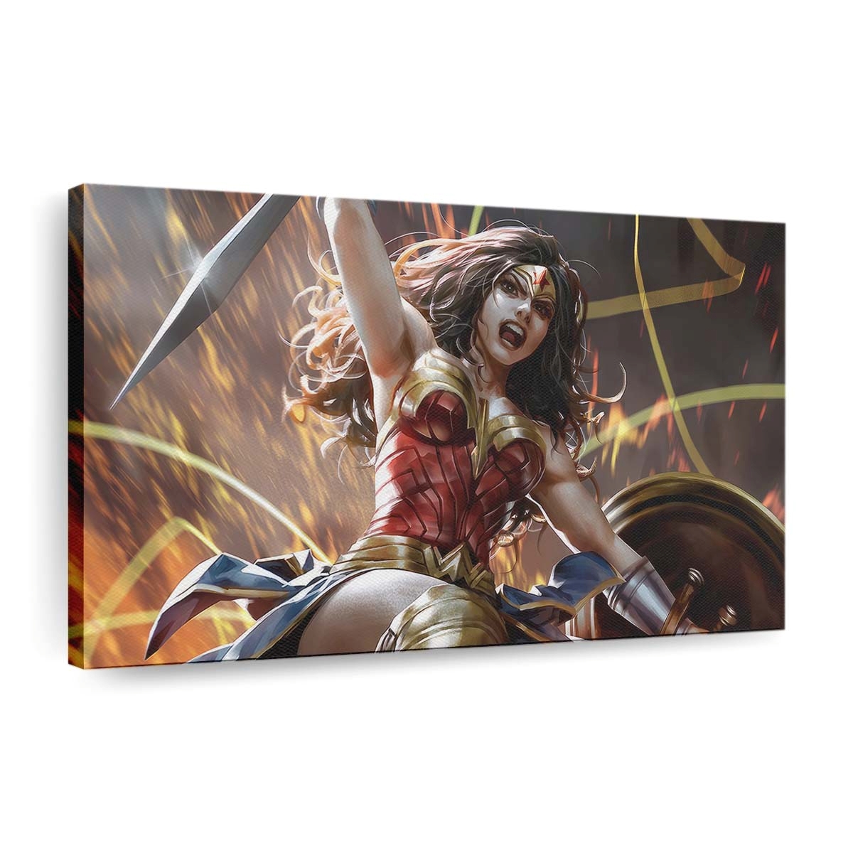 Wonder Woman Attack Leinwandbilder | Wanddeko