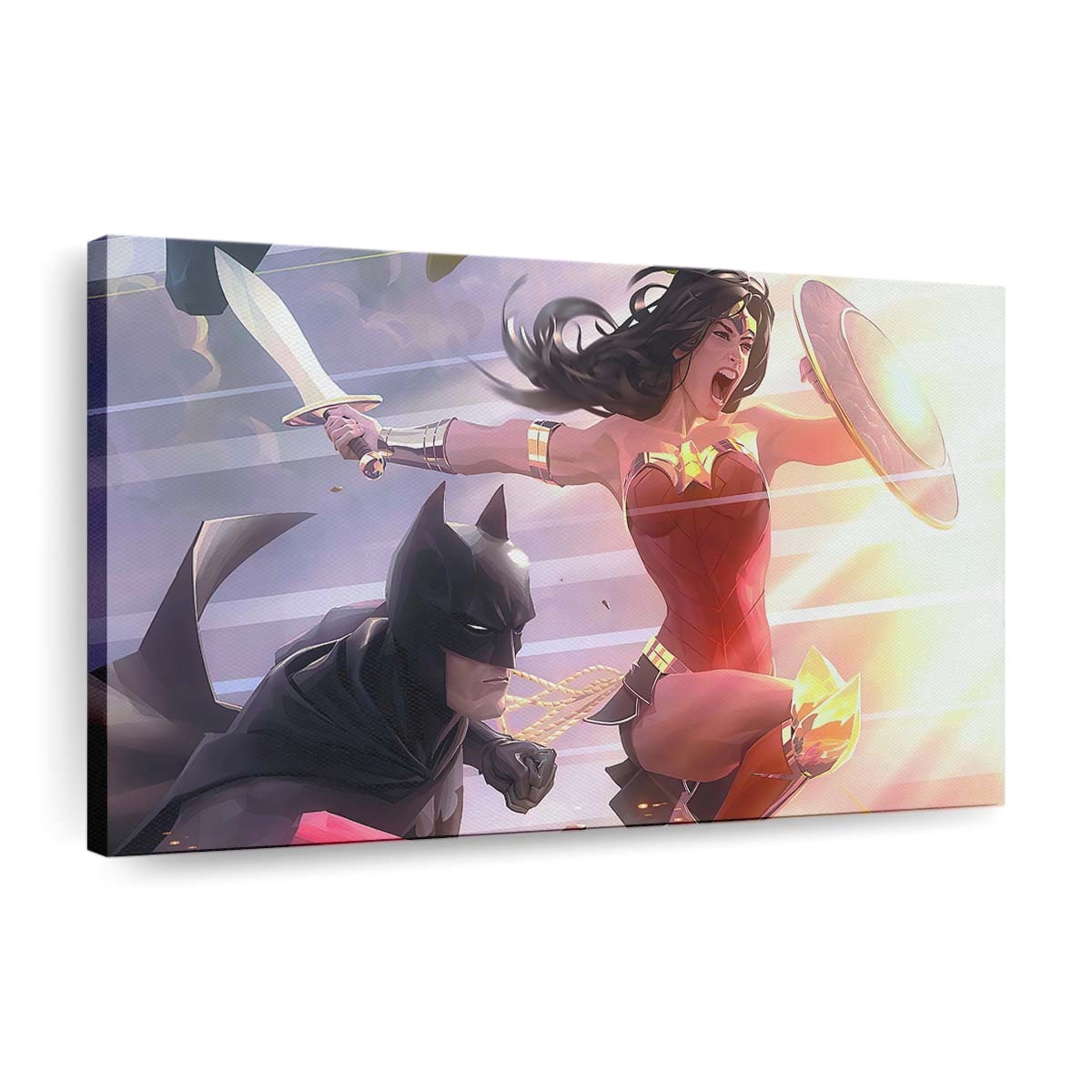 Wonder Woman Batman Together Leinwandbilder | Wanddeko