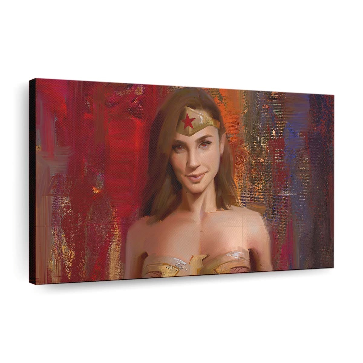 Wonder Woman Brush Art Leinwandbilder | Wanddeko