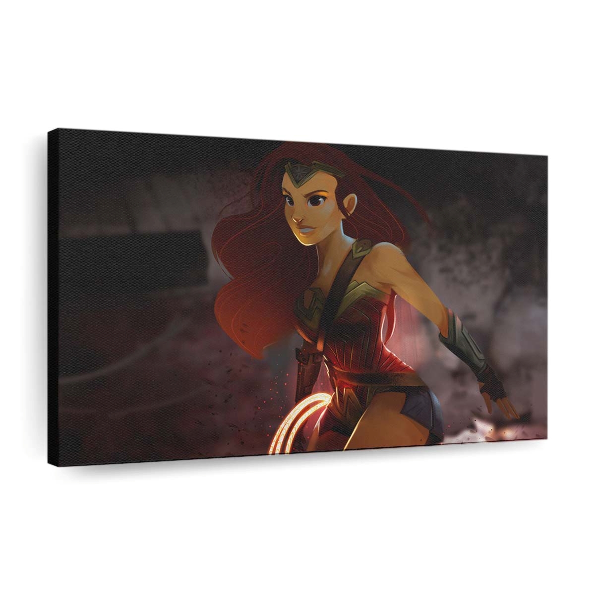 Wonder Woman Cartoon Arts Leinwandbilder | Wanddeko