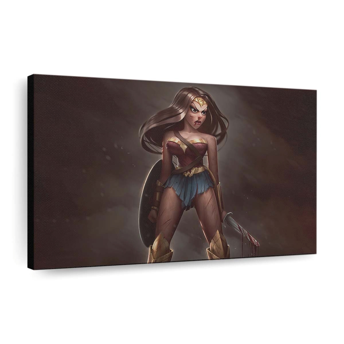 Wonder Woman Character Digital Art Leinwandbilder | Wanddeko