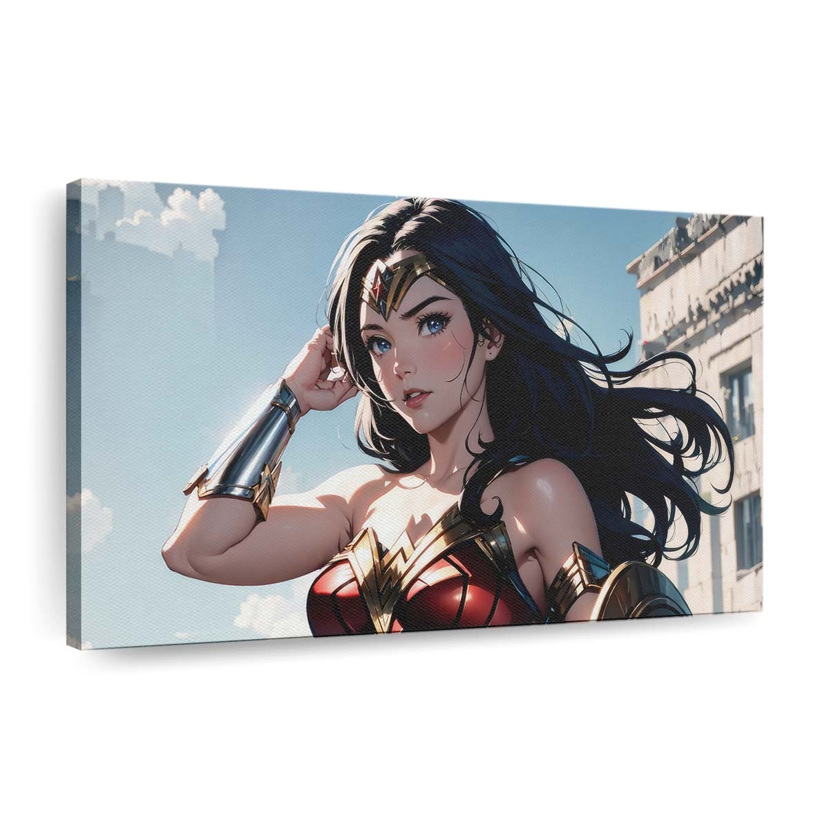 Wonder Woman Comic Sketch Art Leinwandbilder | Wanddeko