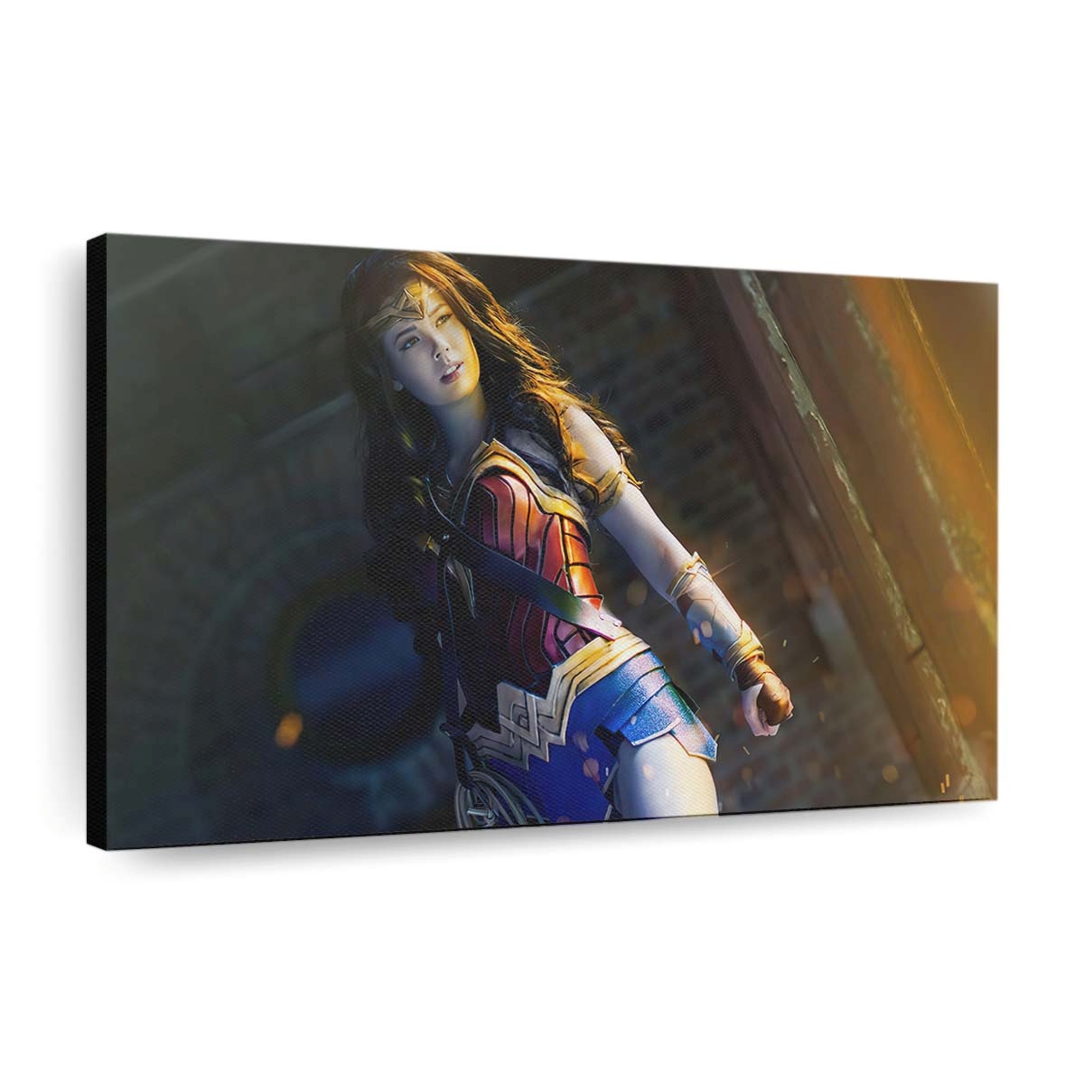 Wonder Woman Cosplay Fight For The Innocent Leinwandbilder | Wanddeko