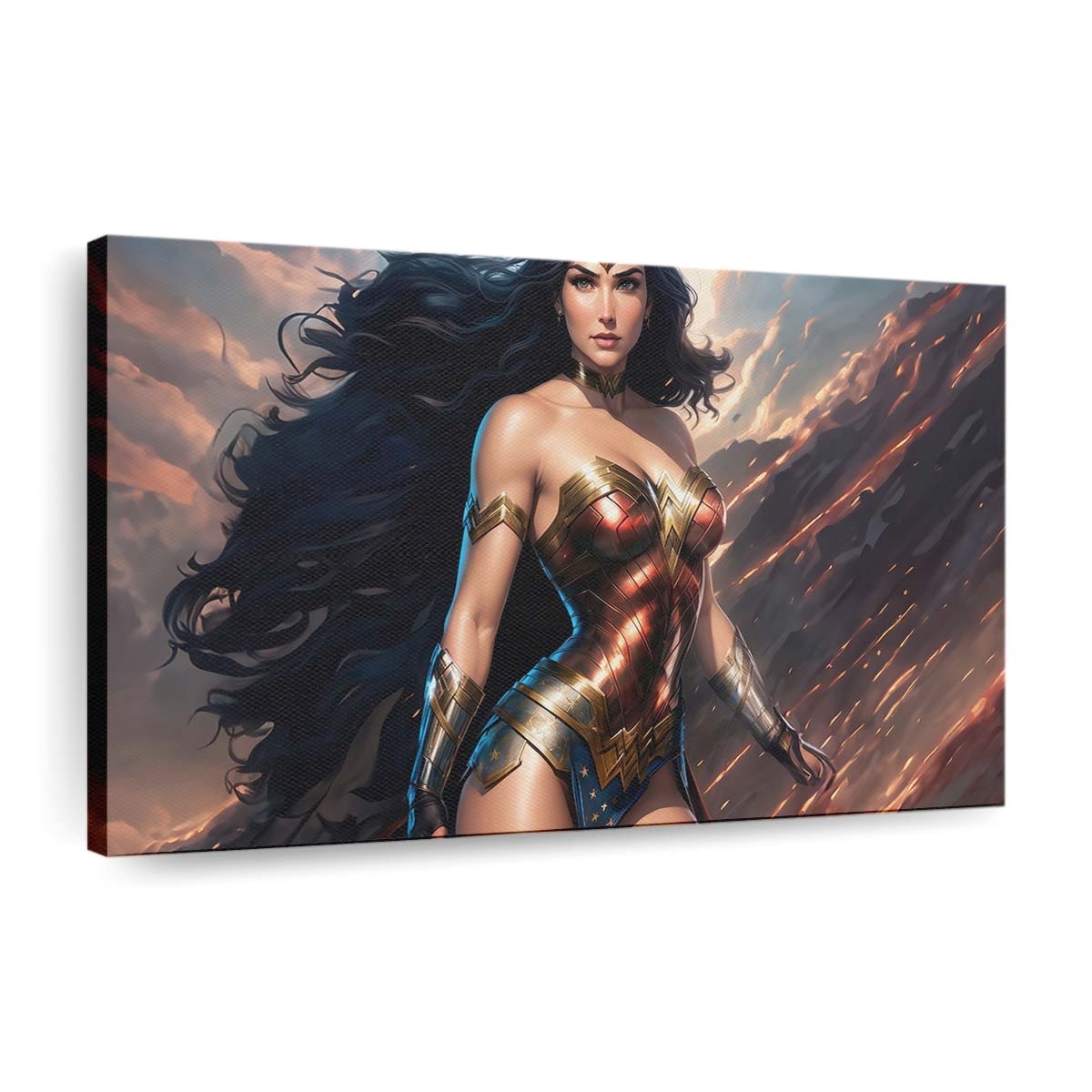 Wonder Woman Digital Interpretation Leinwandbilder | Wanddeko