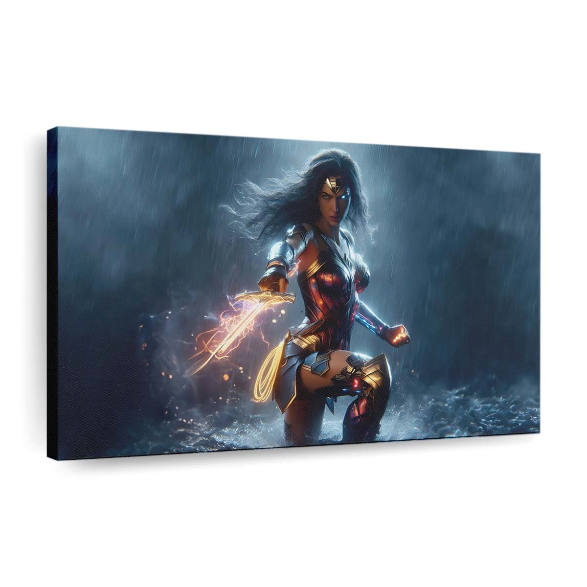 Wonder Woman Dual Weapons Of Justice Leinwandbilder | Wanddeko