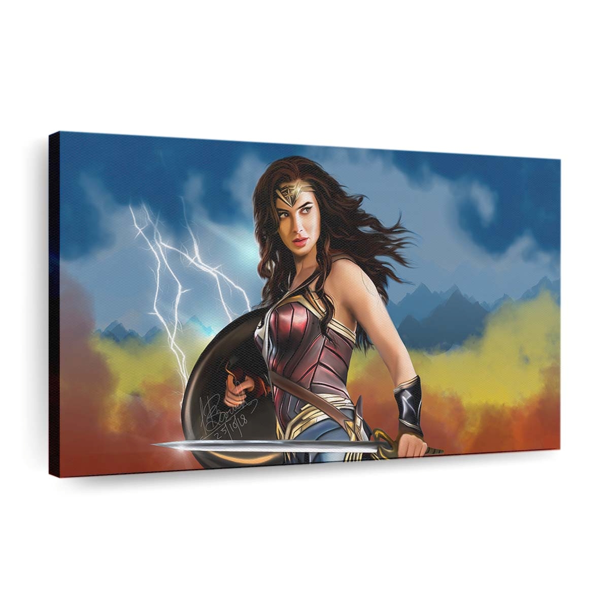Wonder Woman Fan Art Leinwandbilder | Wanddeko