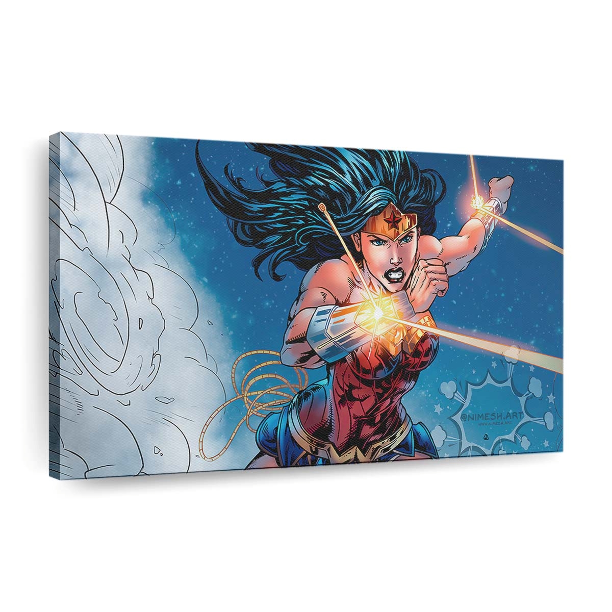 Wonder Woman Fan Made Leinwandbilder | Wanddeko