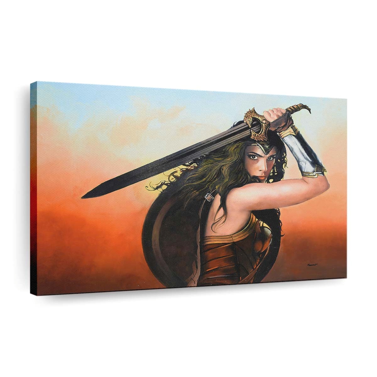 Wonder Woman Gal Gadot 4 Leinwandbilder | Wanddeko