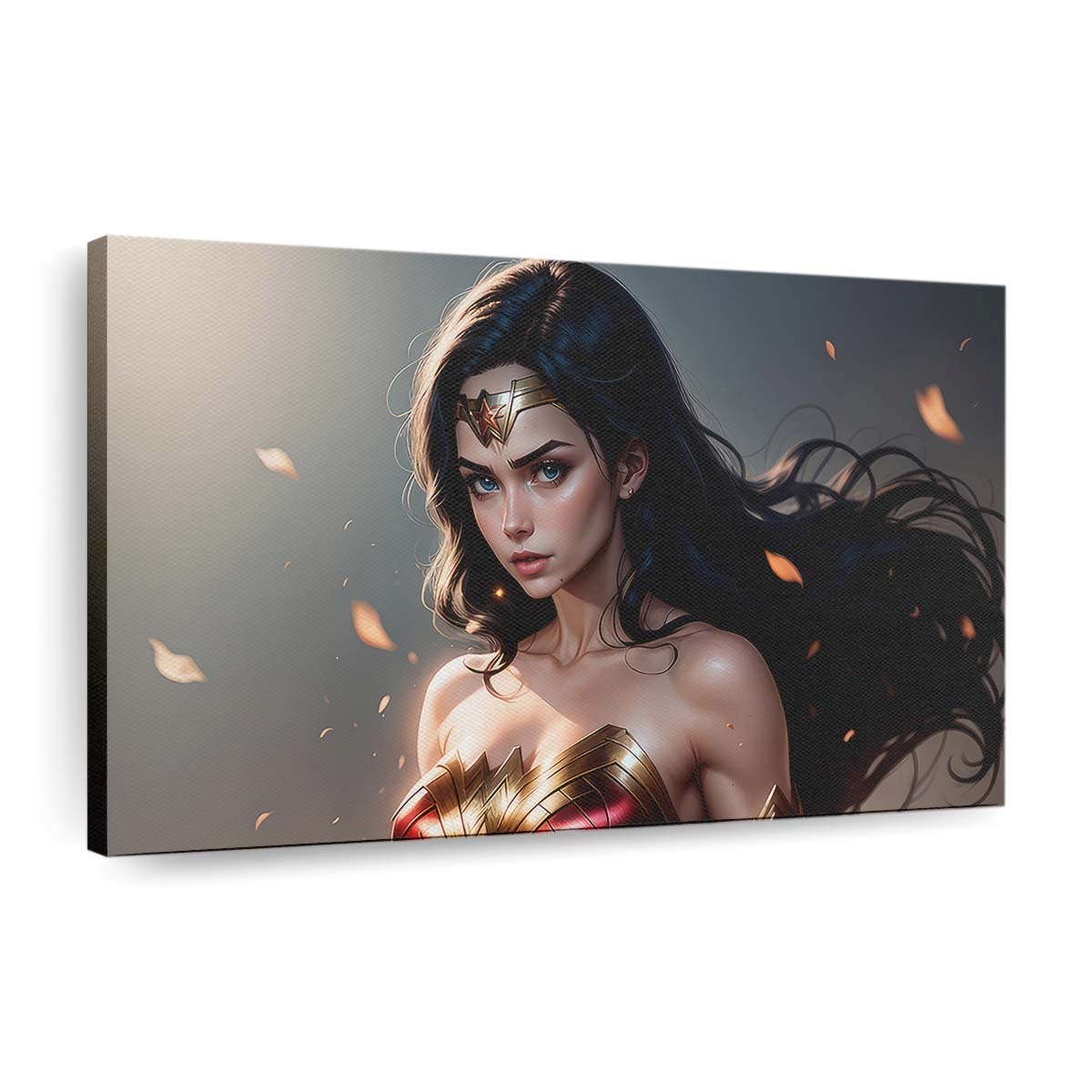 Wonder Woman Glowing Eyes Leinwandbilder | Wanddeko