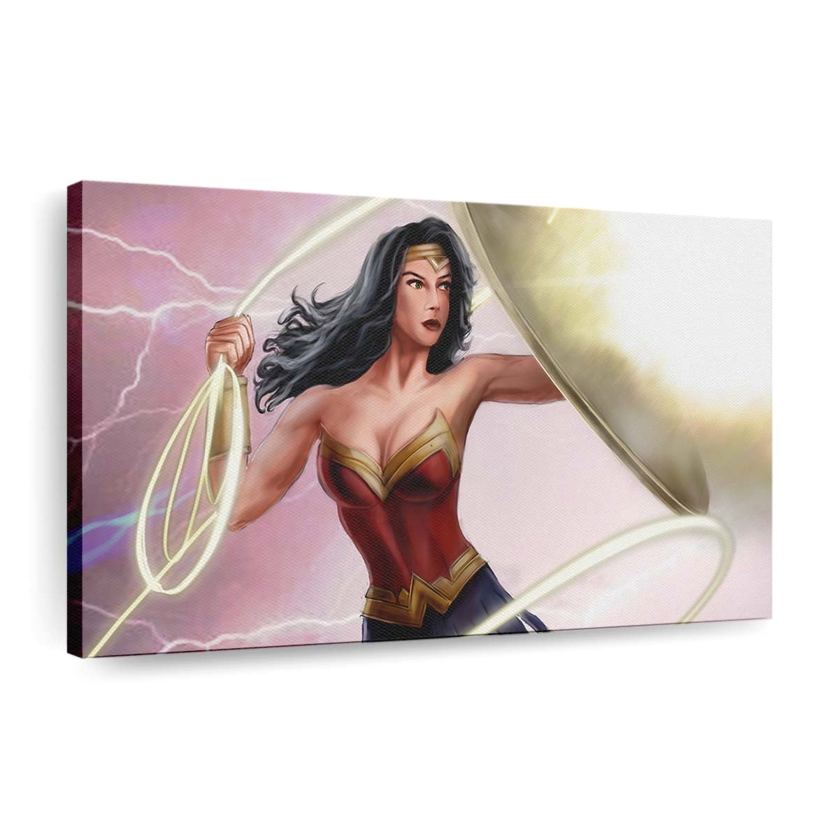 Wonder Woman In Action Leinwandbilder | Wanddeko
