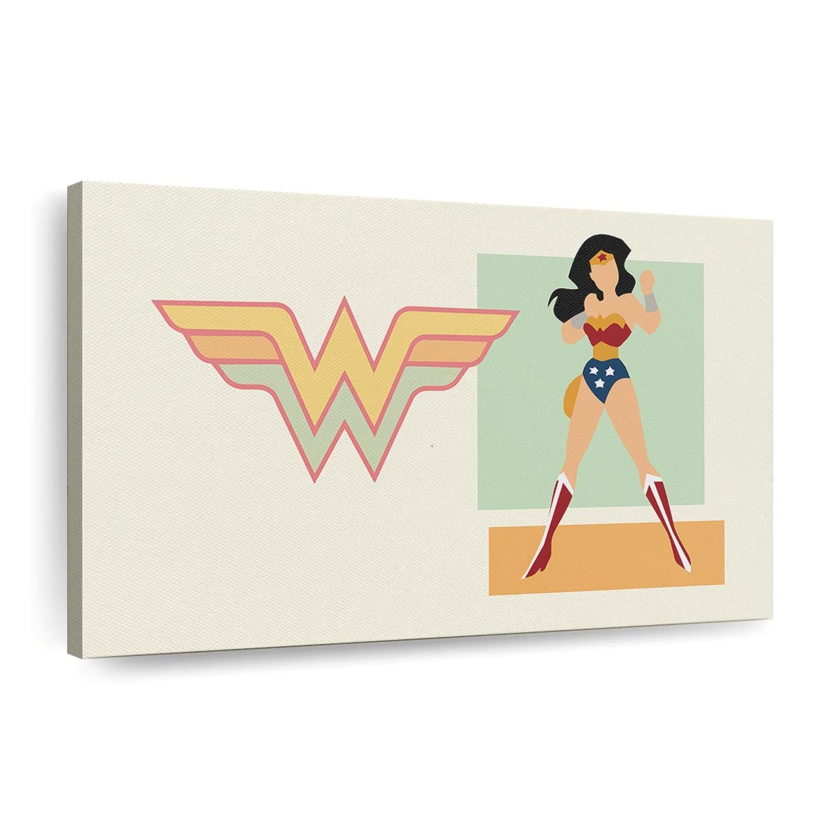 Wonder Woman Minimal Leinwandbilder | Wanddeko