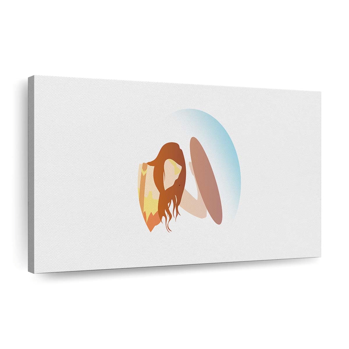 Wonder Woman Minimalist Artwork Leinwandbilder | Wanddeko