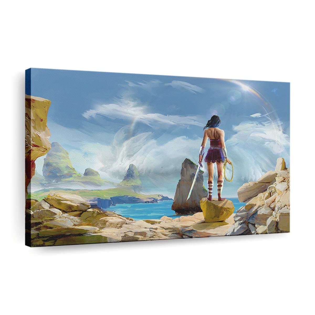 Wonder Woman Paint Art 3 Leinwandbilder | Wanddeko