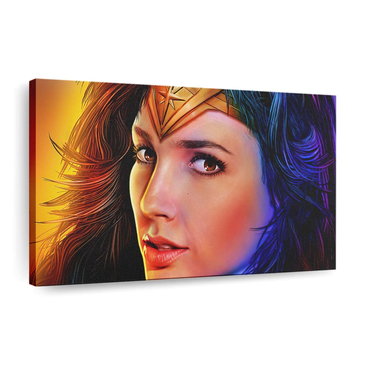 Wonder Woman Portrait Closeup Leinwandbilder | Wanddeko