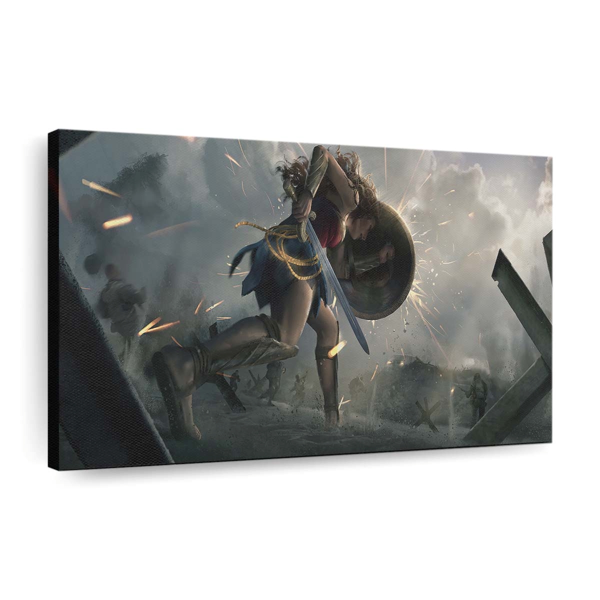 Wonder Woman Protecting Leinwandbilder | Wanddeko