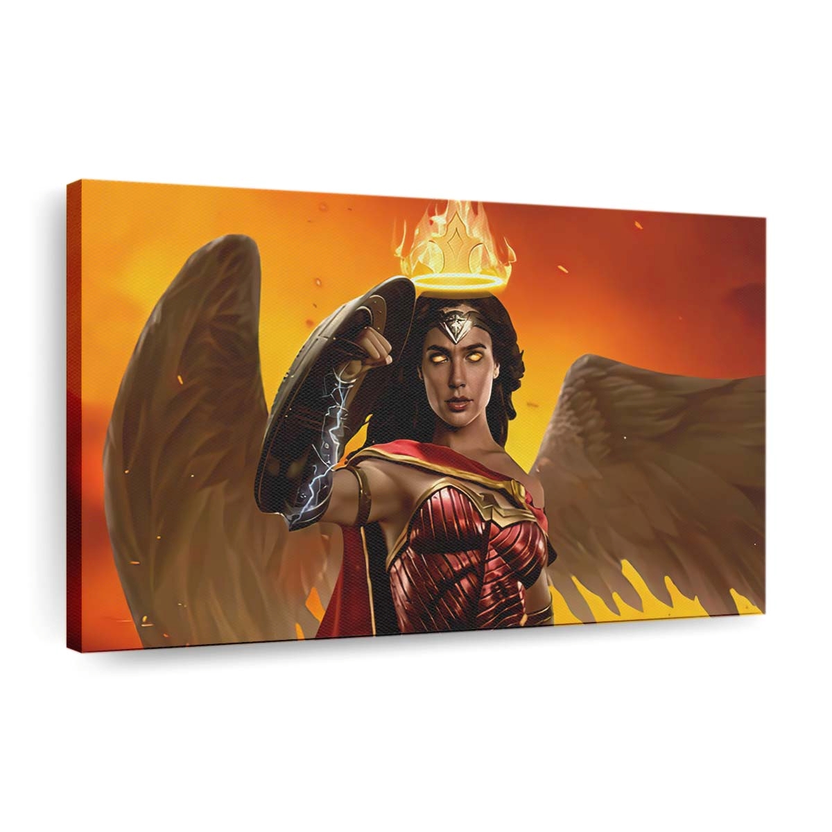 Wonder Woman Queen Of Fire Leinwandbilder | Wanddeko