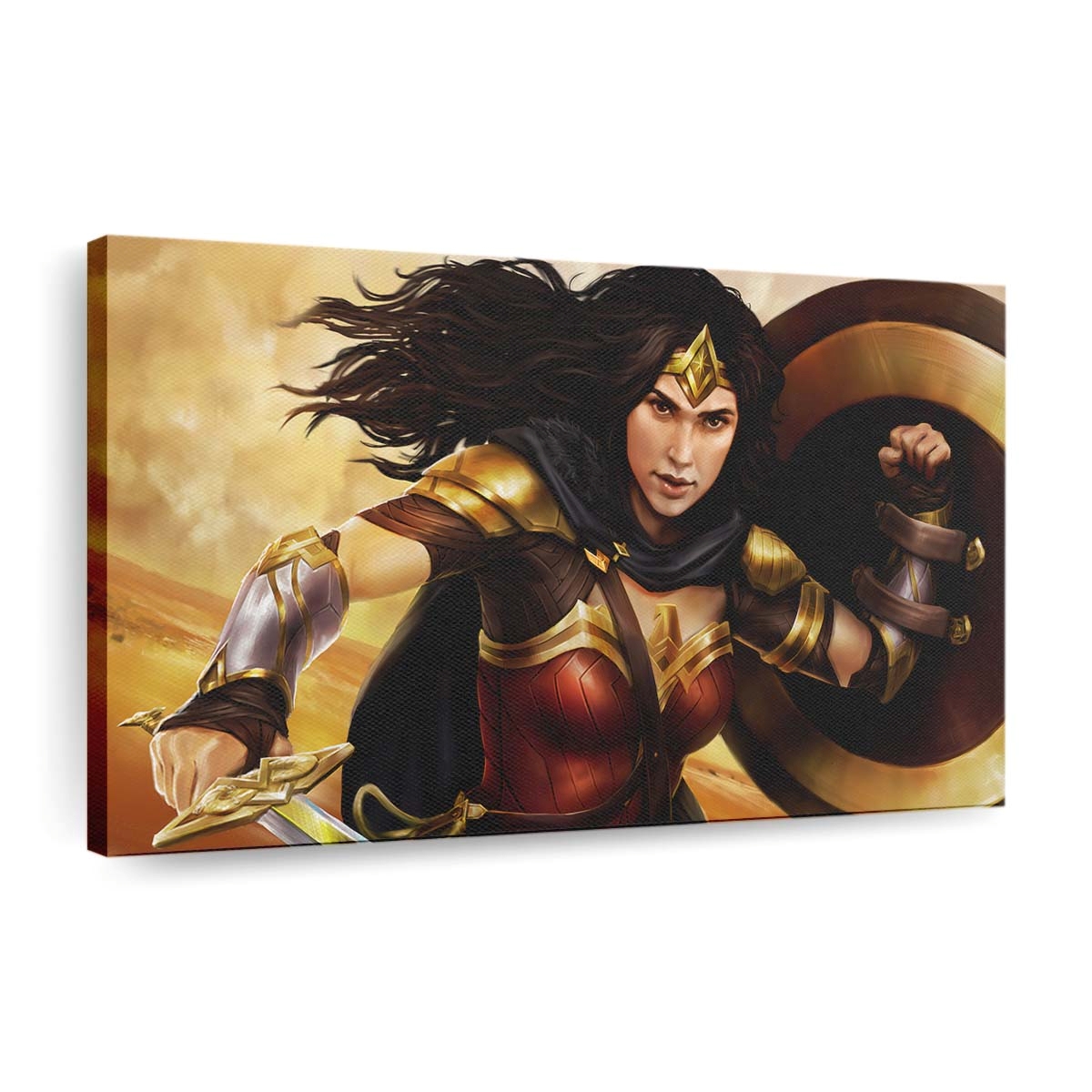 Wonder Woman Ready Battle Leinwandbilder | Wanddeko