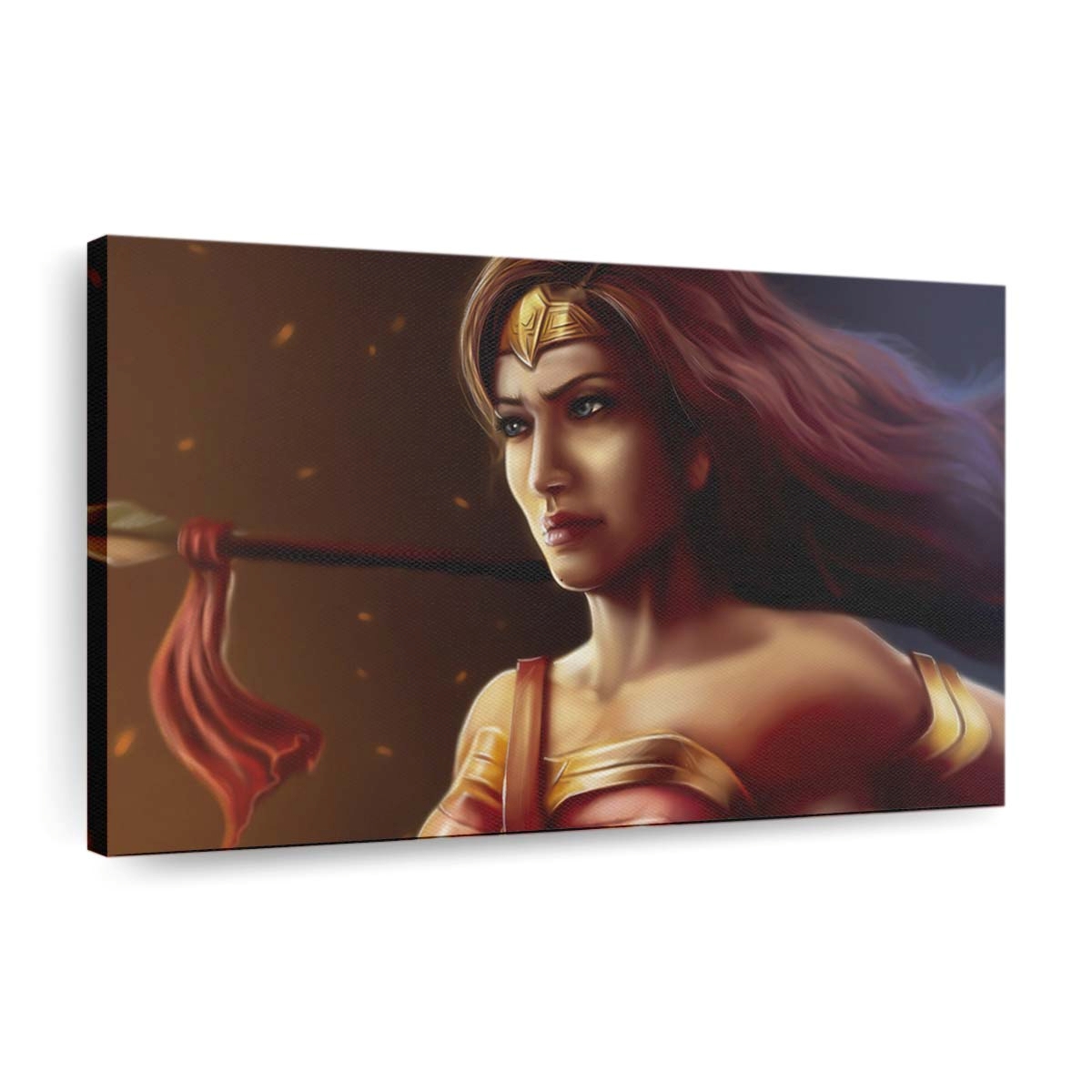 Wonder Woman Ready To Fight Leinwandbilder | Wanddeko