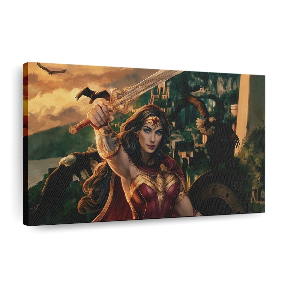 Wonder Woman Real Warrior Art Leinwandbilder | Wanddeko