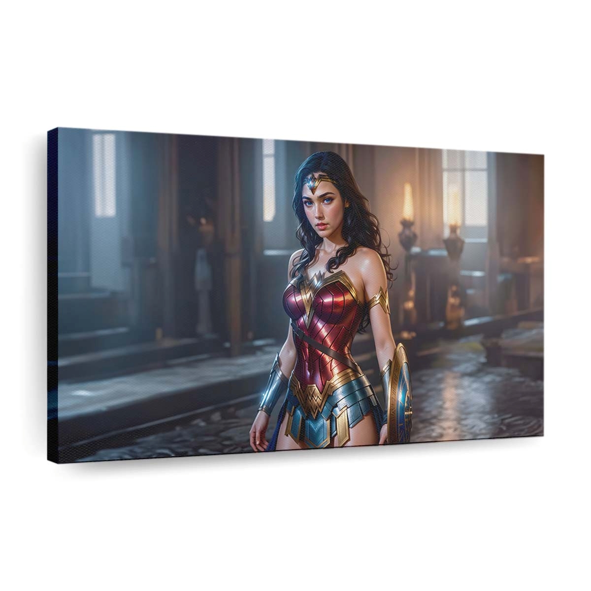 Wonder Woman S Defiant Grace Leinwandbilder | Wanddeko