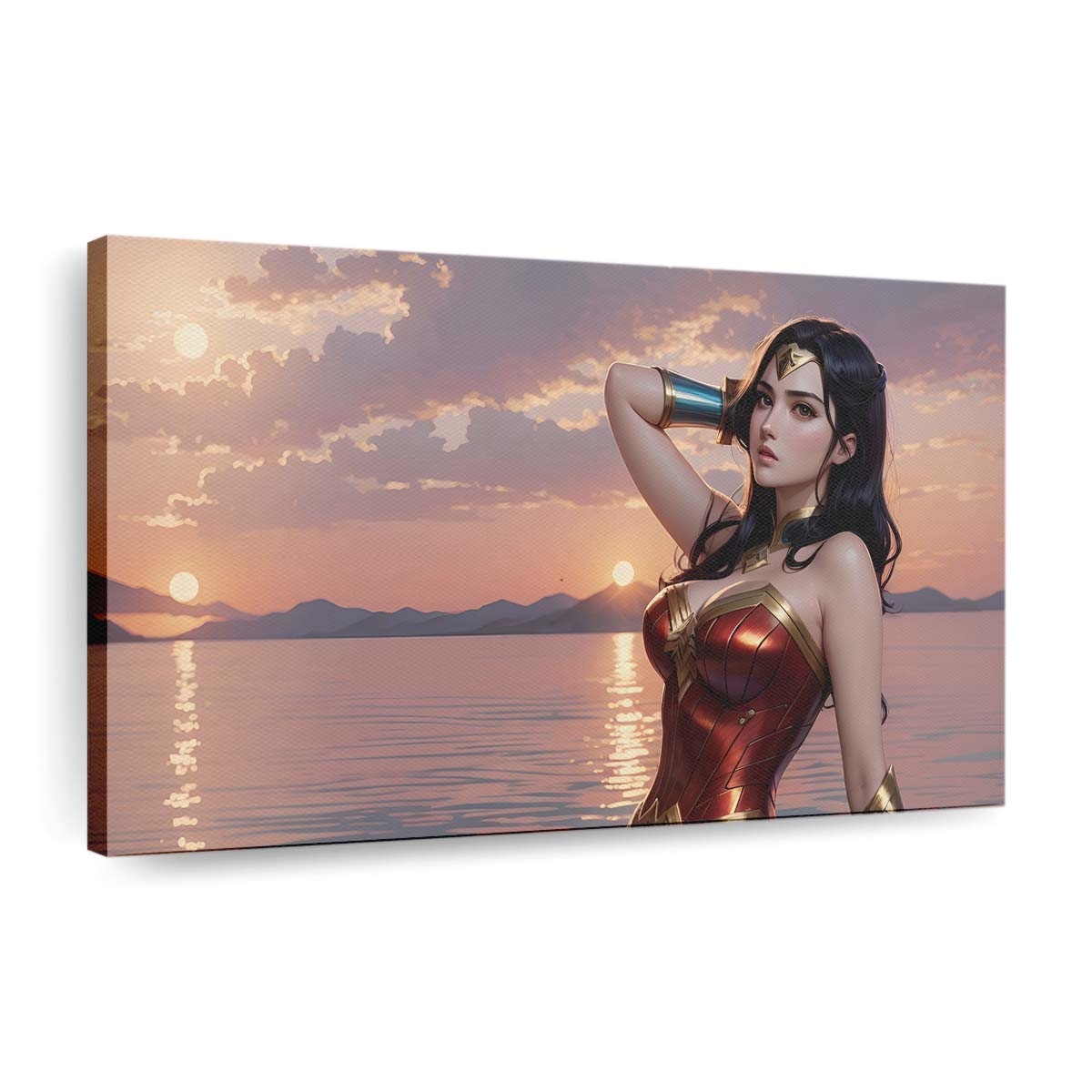 Wonder Woman Seaside Leinwandbilder | Wanddeko