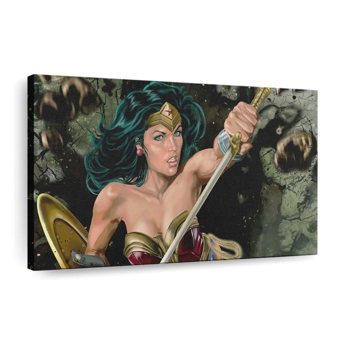 Wonder Woman Sharp Sword Leinwandbilder | Wanddeko