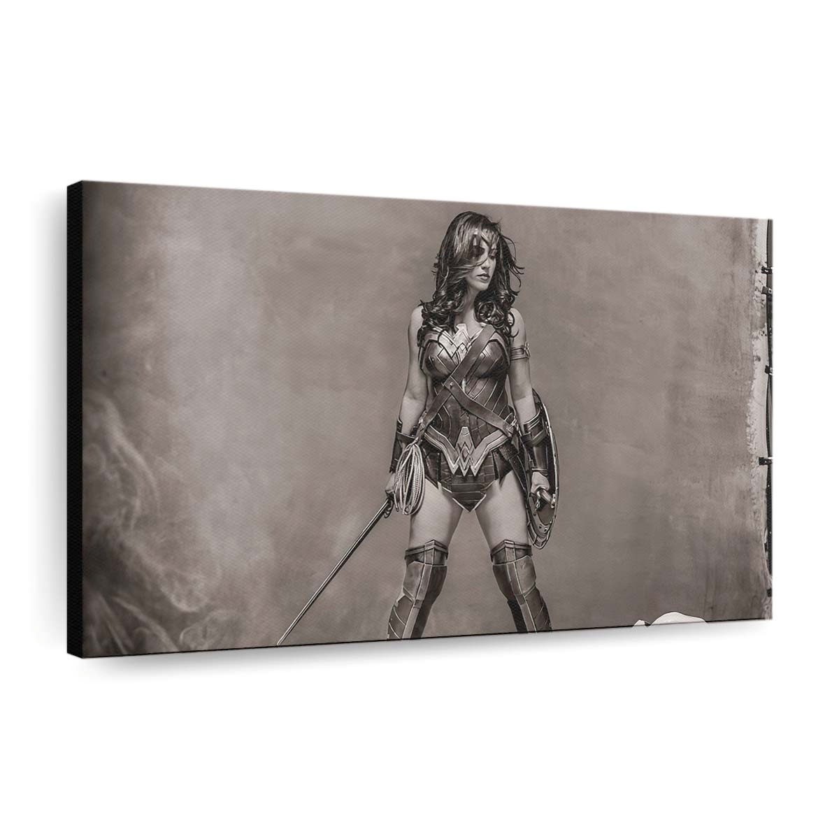 Wonder Woman Spartan Kick Leinwandbilder | Wanddeko