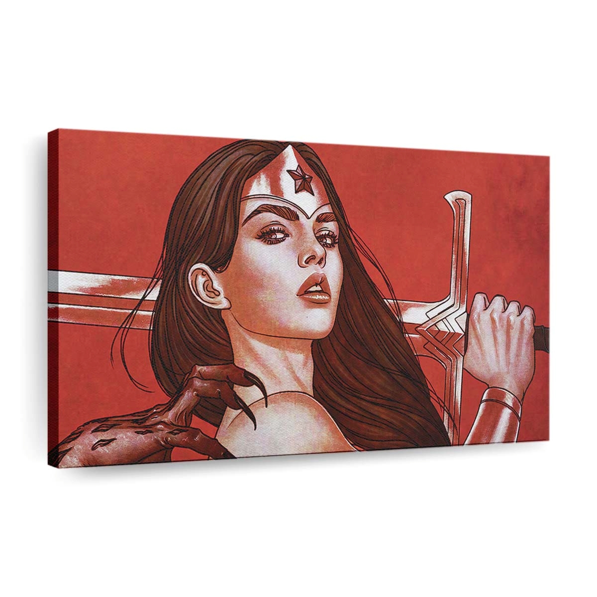 Wonder Woman Superhero Artwork Leinwandbilder | Wanddeko