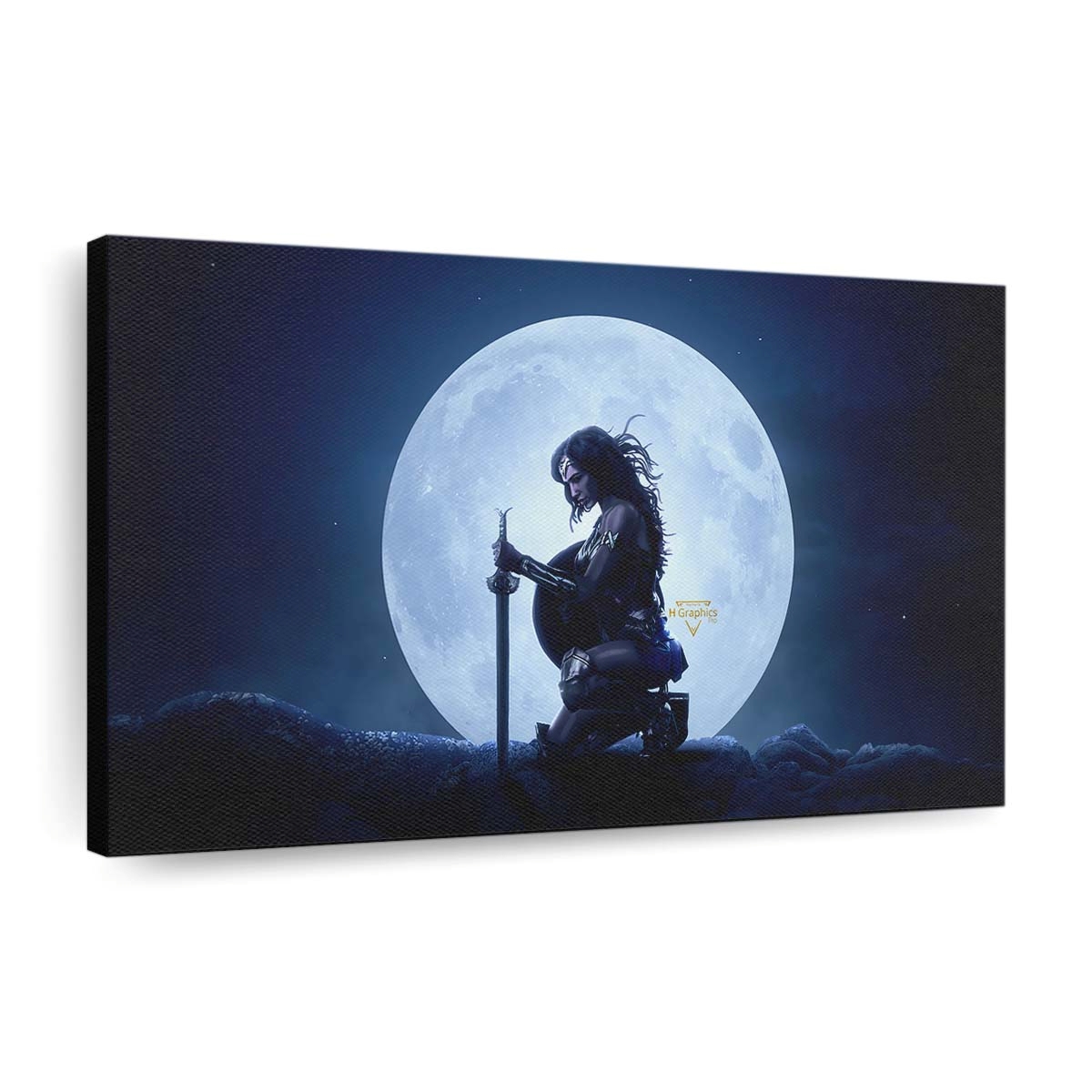 Wonder Woman The Big Moon Leinwandbilder | Wanddeko
