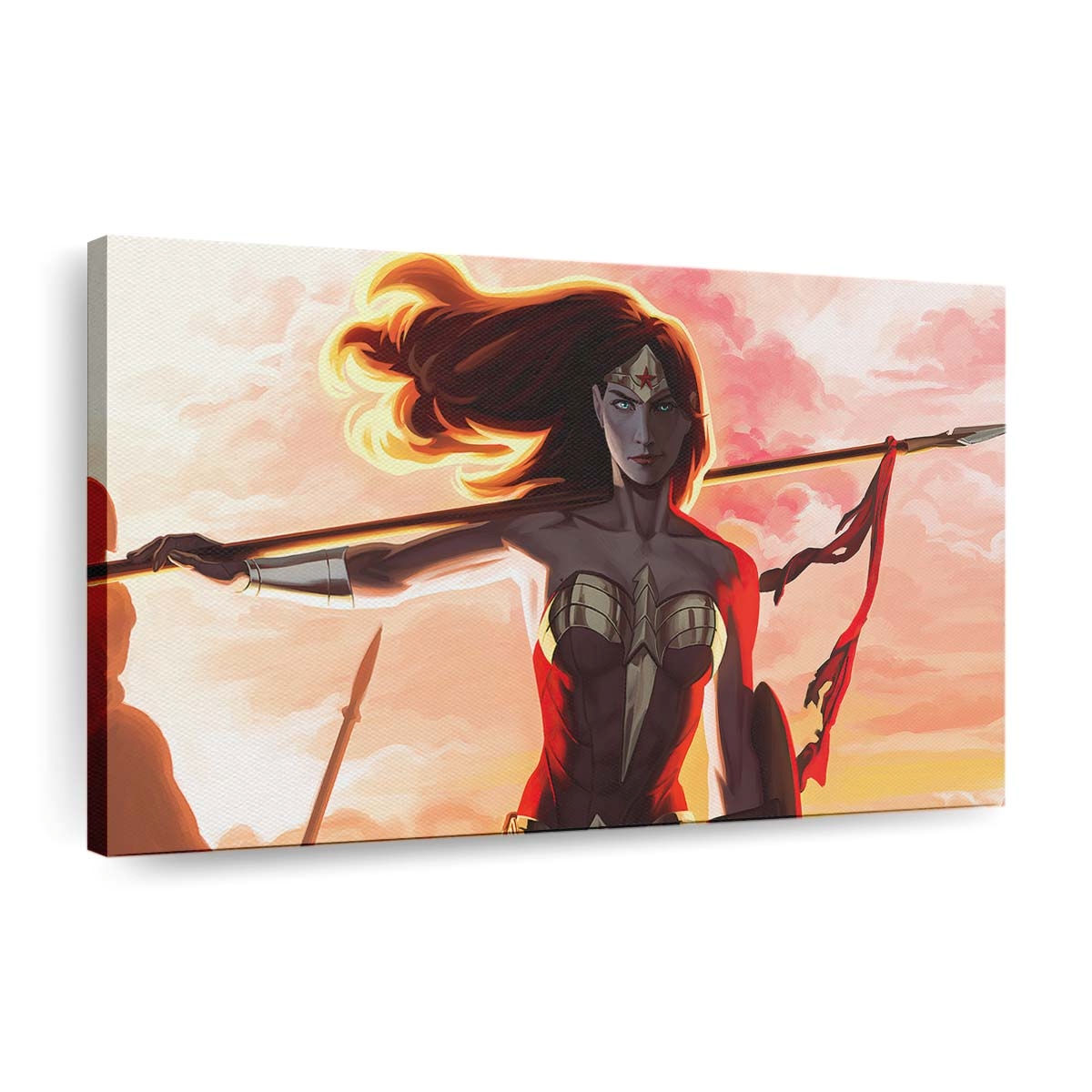 Wonder Woman With Bow Leinwandbilder | Wanddeko