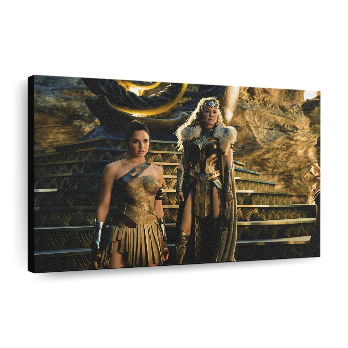 Wonder Woman With Her Mother Hippolyta Leinwandbilder | Wanddeko