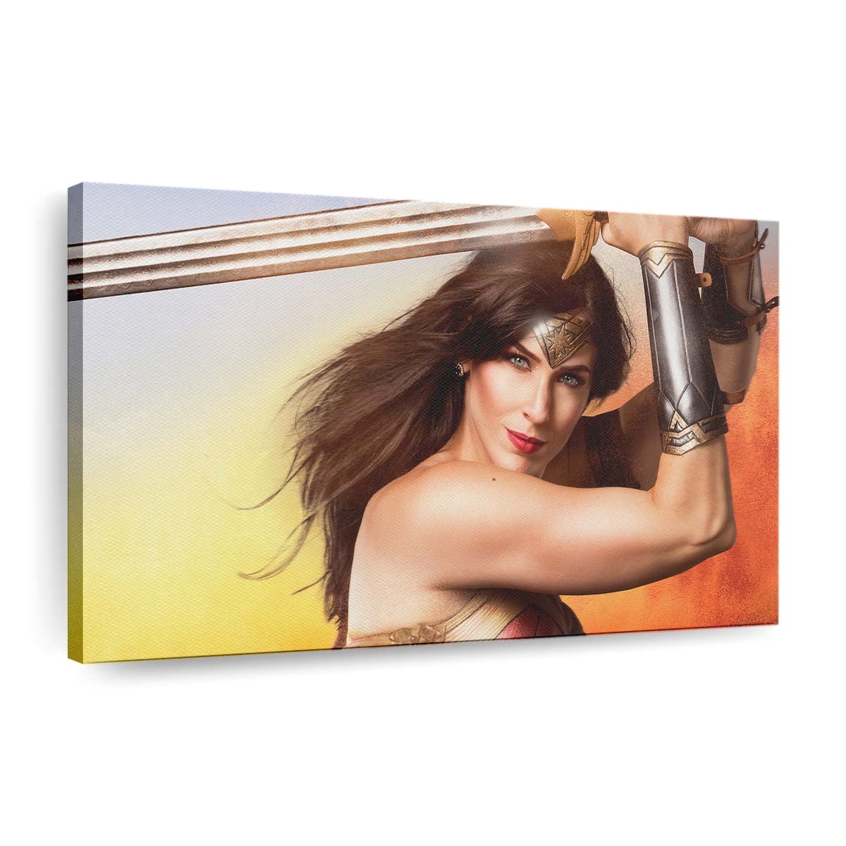 Wonder Woman With Sword Cosplay Leinwandbilder | Wanddeko