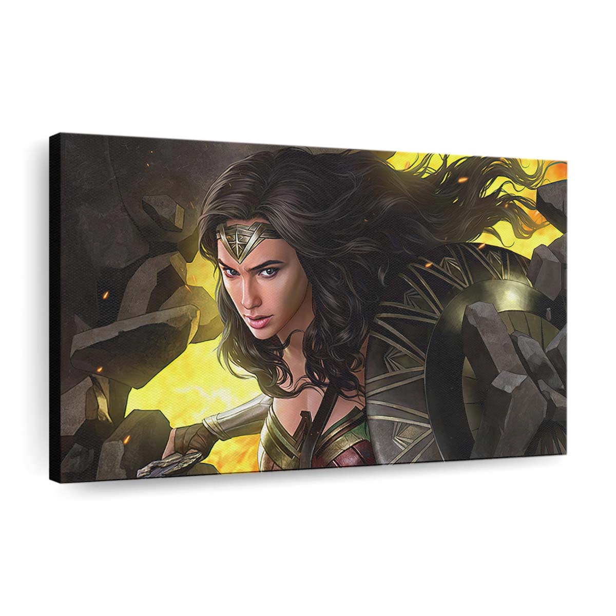 Wonder Woman With Sword Of Athena Leinwandbilder | Wanddeko