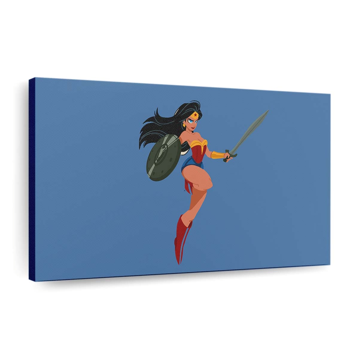 Wonder Woman Minimal 4 Leinwandbilder | Wanddeko